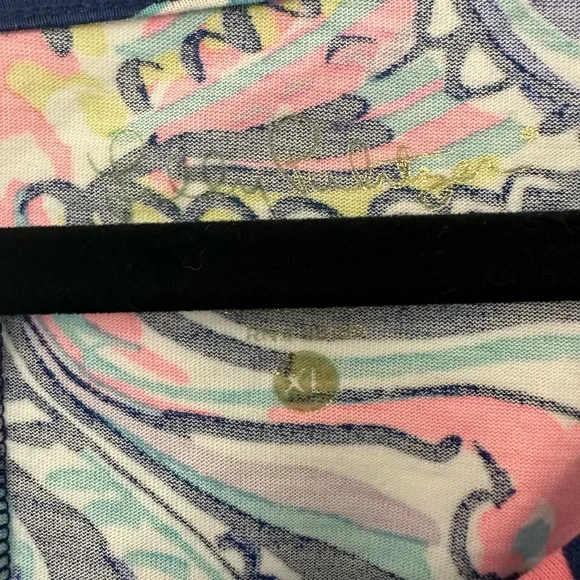 Lilly Pulitzer Edna Swing Shift Dress in Hanging with Fronds - Picture 2 of 4